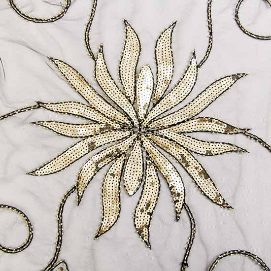 1920s Sequin Beaded Shawl Wraps Fringed Evening Cape Scarf for Wedding