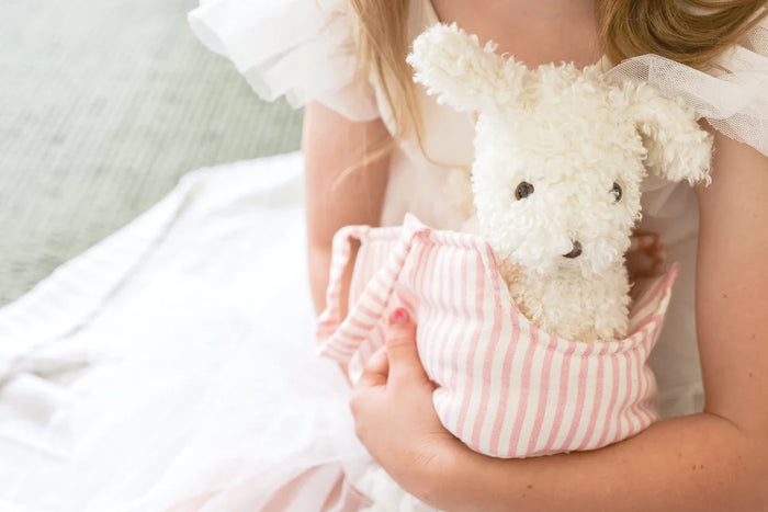 Alimrose Puppy in Carrier 'Marshmellow'