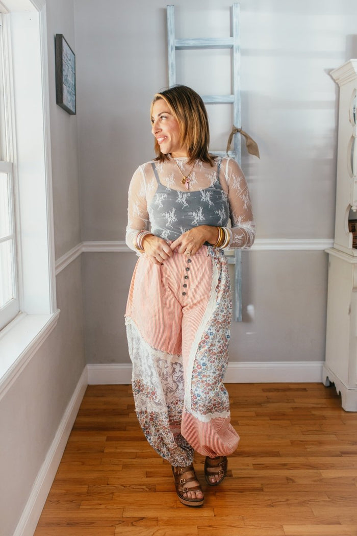 Barely There Top In Cream - Macoma Boutique120 Long Sleeve