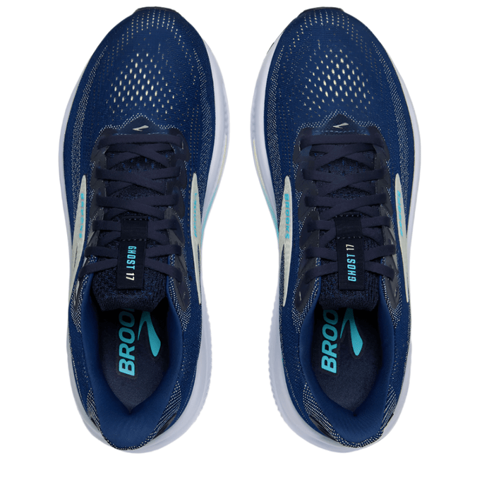 Brooks Shoes Brooks Women's Ghost 17 Running Shoes in Navy/Green/Turquoise AW25 - Up and Running