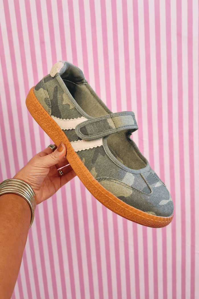 Corky's Camo Calm Down Sneakers - Macoma Boutique301 Sneakers