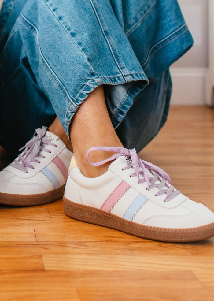 Corky's Pastel Combo Heads Up Sneakers - Macoma Boutique301 Sneakers