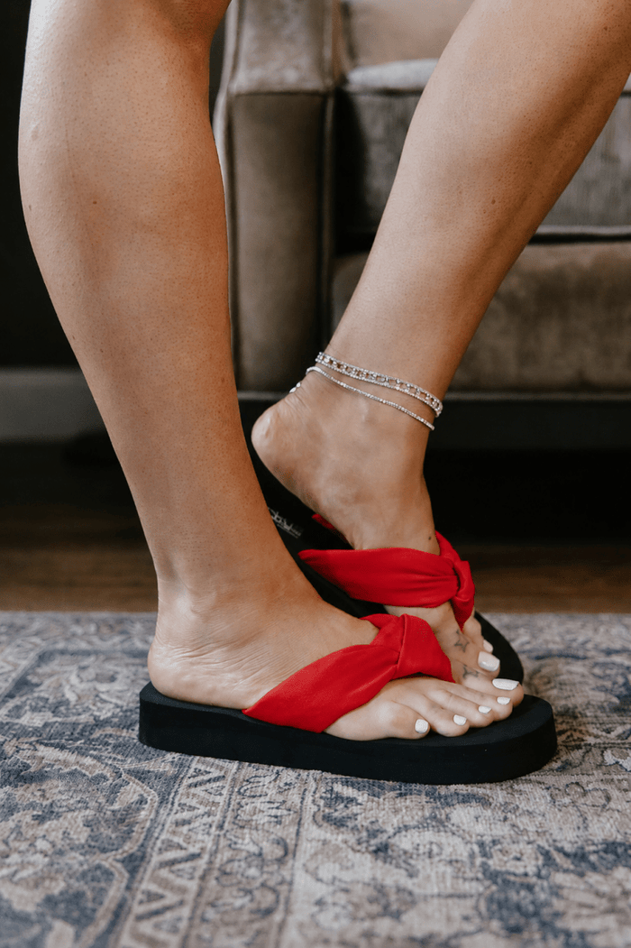Corky's Red You Go Girl Sandals - Macoma Boutique304 Sandals