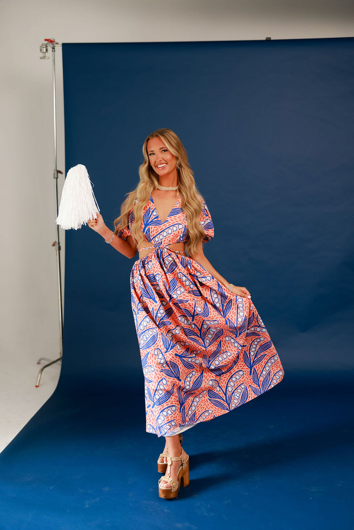 Griffin Dress - Orange Crush