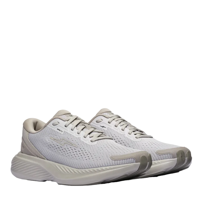 Hylo Unisex Impact 2 Running Shoes in Stone, side angle