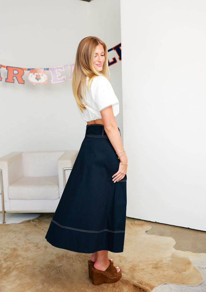 Kaylee Skirt - Navy