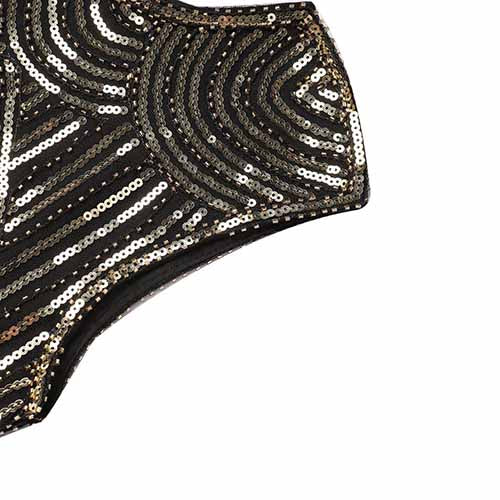 Kid's Dazzling Flapper Costume Sequin Short Prom Dress