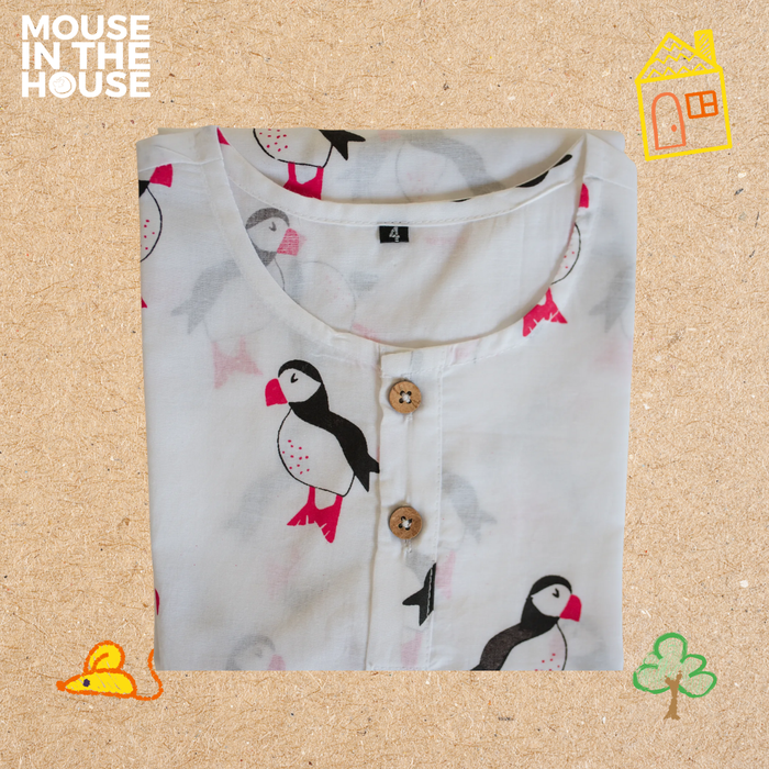 Mr.Puffin- Unisex Nightdress