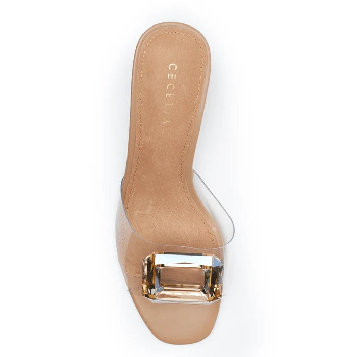 Park Ave Jewel Heel - Tea