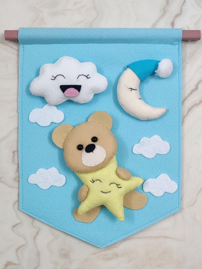 Personalized Felt Decor | Teddy - Bombay Toy Company