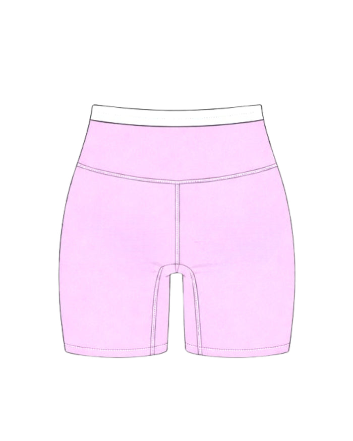 Sculpt Biker Short -Lavender Coast