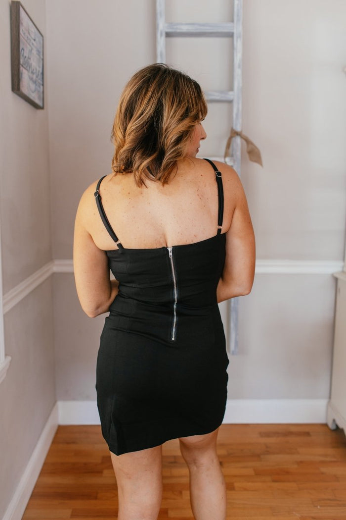 Simply Sophisticated Dress In Black - Macoma Boutique250 Dresses