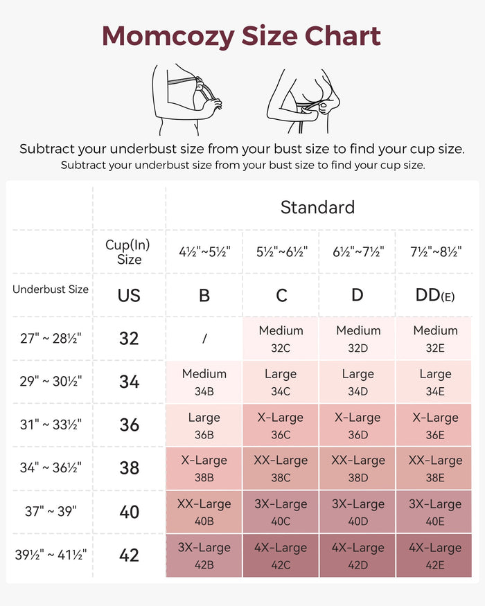 Soutien-gorge d’allaitement en coton pour forte poitrine – Momcozy