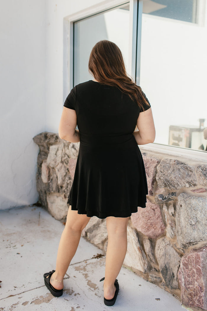 The Madeline Dress In Black - Reg & Curvy