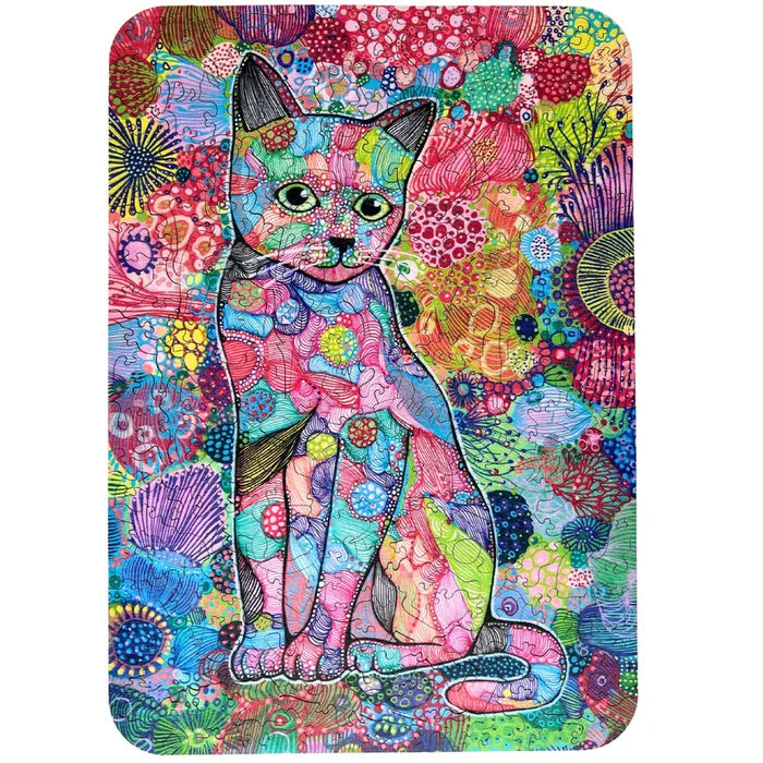 Twigg Carefree Cat Wooden Jigsaw Puzzle — 309 Pieces