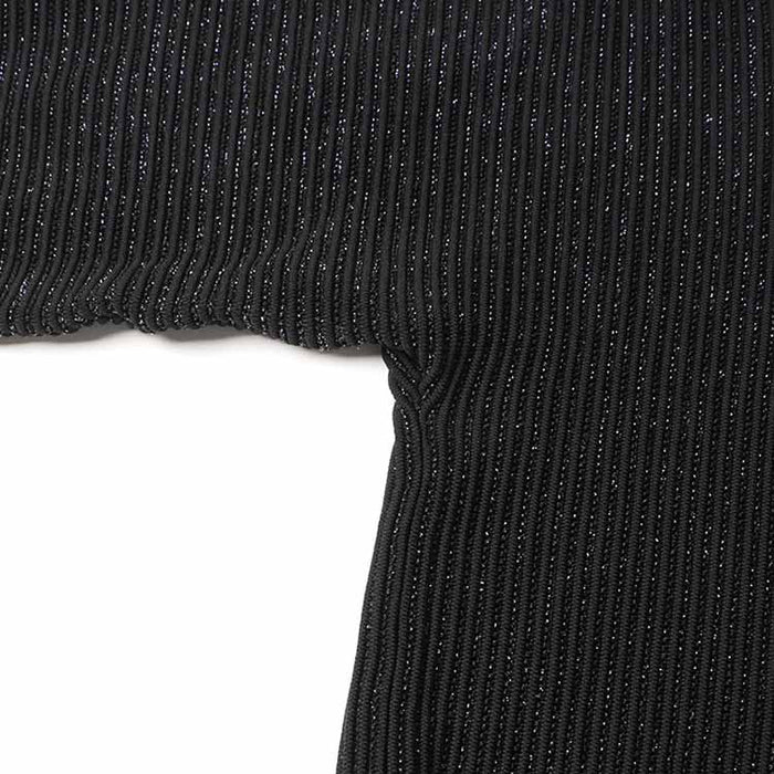 Women Stand Collar Lantern Sleeve Sweater