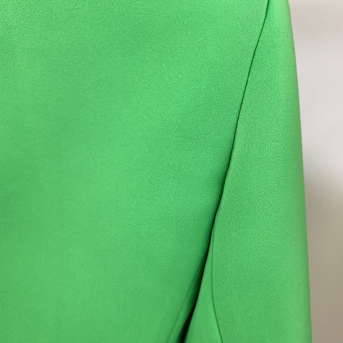 Women's Fitted Gold Lion Buttons Fitted Jacket Light Green Blazer