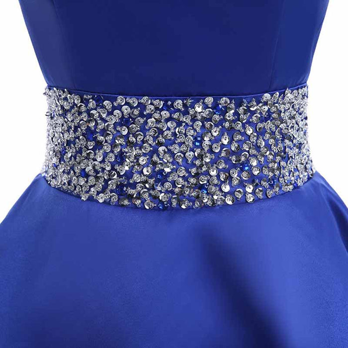 Women's Short Homecoming Dresses Mini Satin Prom Dress