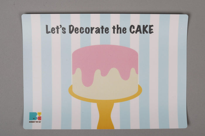 Play Dough Mat | Let's decorate the cake | Reusable - Bombay Toy Company