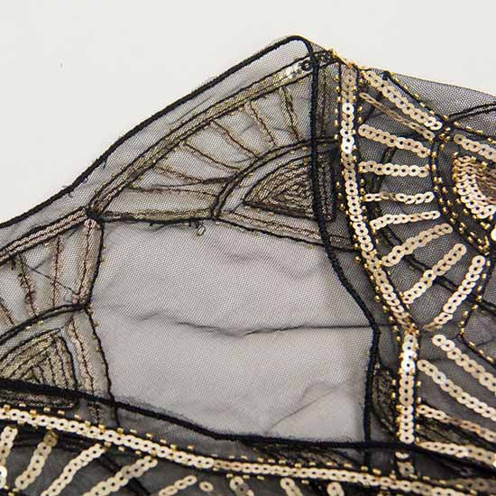 1920s Sequin Beaded Shawl Wraps Fringed Evening Cape Scarf for Wedding