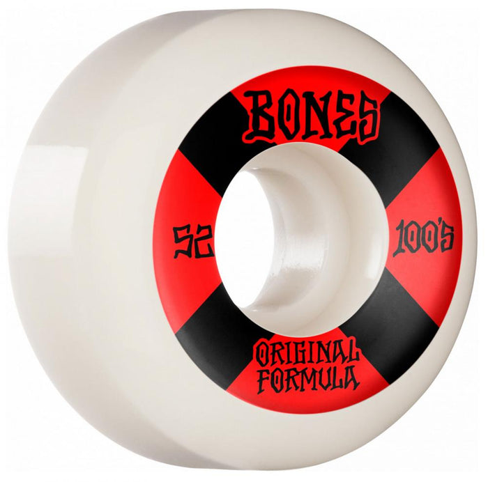 52mm V5 Sidecut Wheels (White)