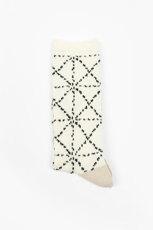 84 Yarns Sashiko Socks Ecru