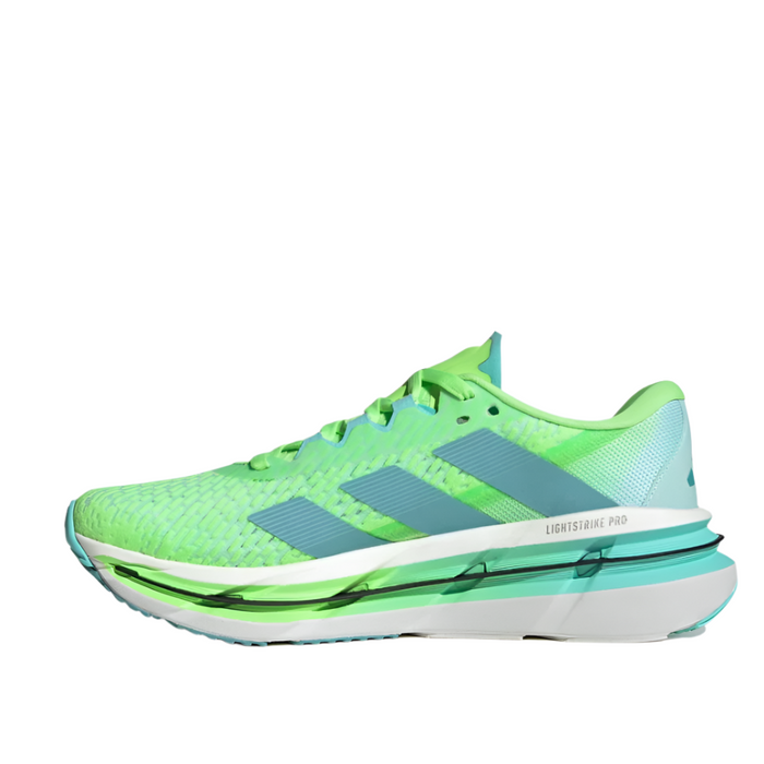 adidas Men's Adistar BYD Running Shoes in Lime Burst/Mint Ton/Flash Aqua AW25