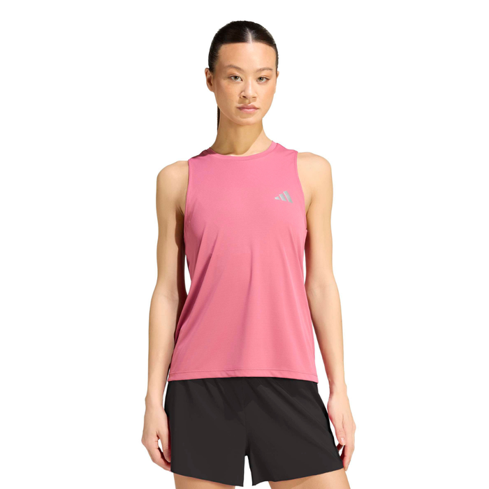 adidas Women's Run Essentials Tank in Dual Magenta AW26