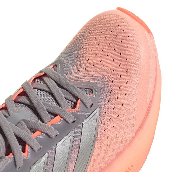 adidas Women's Supernova Rise 3 Running Shoes in Clear Orange/Silver Met./Glory Grey SS26