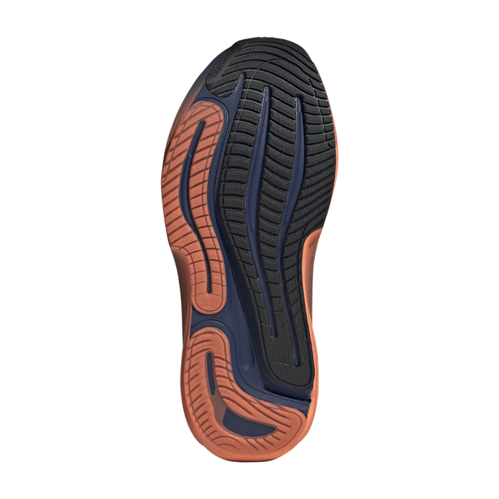 adidas Women's Supernova Solution 3 Running Shoes in dark blue/clear orange/beam orange SS26