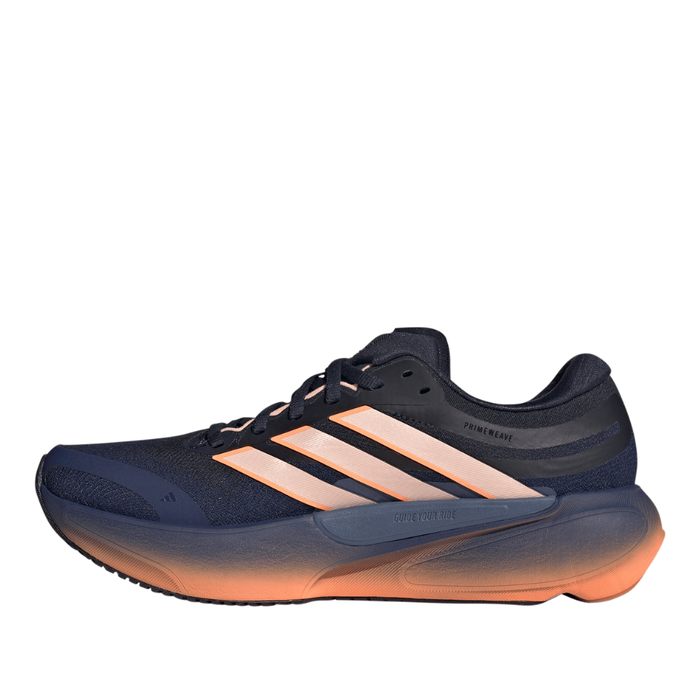 adidas Women's Supernova Solution 3 Running Shoes in dark blue/clear orange/beam orange SS26