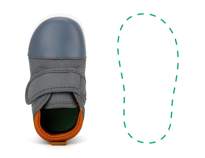 Agent Slate Single Shoes | Grey/Gray ikiki® Shoes Size 4 Left Shoe Only
