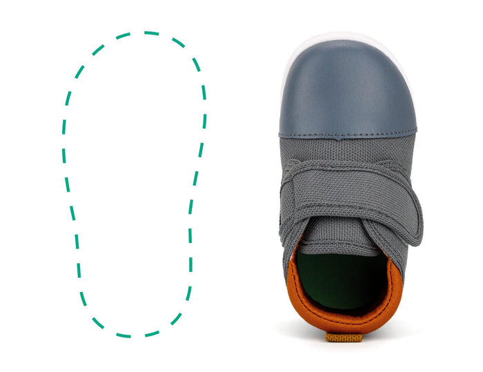 Agent Slate Single Shoes | Grey/Gray ikiki® Shoes Size 3 Right Shoe Only