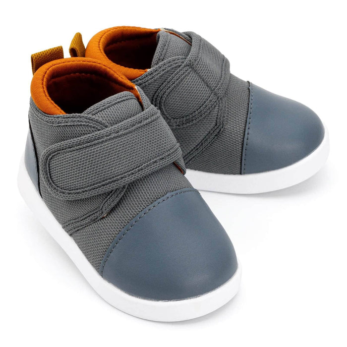 Agent Slate Squeaky Toddler Shoes | Gray Squeaky Shoes ikiki® Shoes Size 2