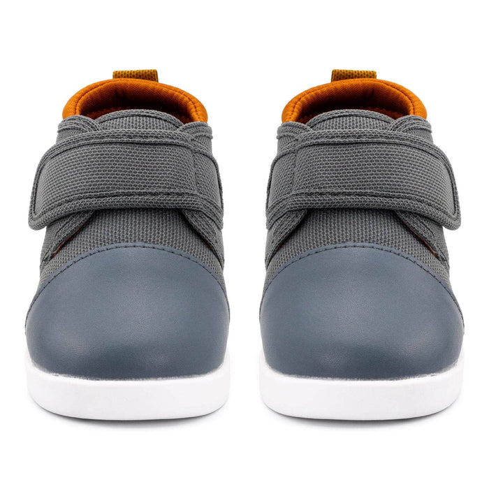 Agent Slate Squeaky Toddler Shoes | Gray Squeaky Shoes ikiki® Shoes