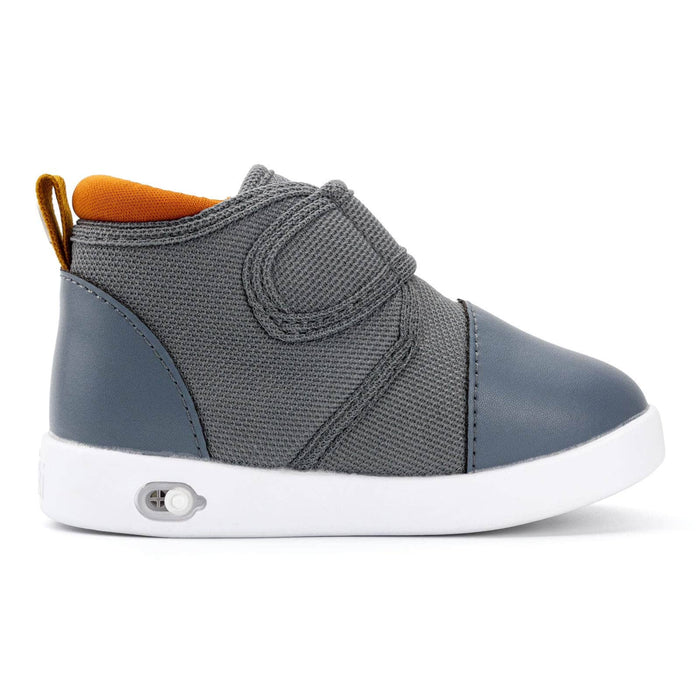 Agent Slate Squeaky Toddler Shoes | Gray Squeaky Shoes ikiki® Shoes