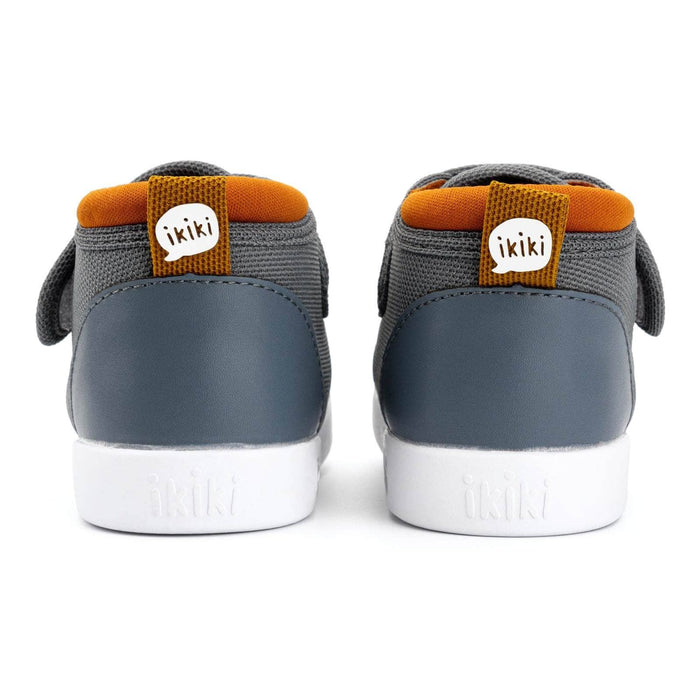 Agent Slate Squeaky Toddler Shoes | Gray Squeaky Shoes ikiki® Shoes