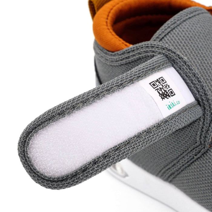 Agent Slate Squeaky Toddler Shoes | Gray Squeaky Shoes ikiki® Shoes