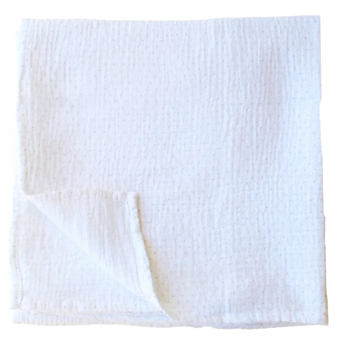 Alimrose Muslin Swaddle — Grey Spot