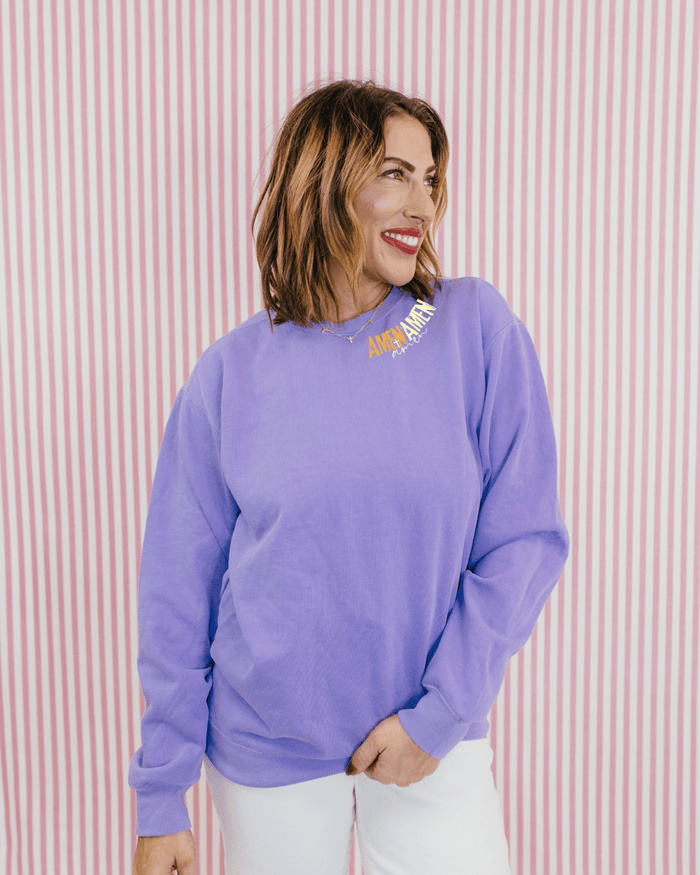 AMEN x3 Graphic Pullover - FINAL SALE - Macoma Boutique555 Presales