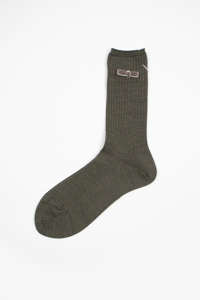 ANP-118 Ribbon Sock Grey