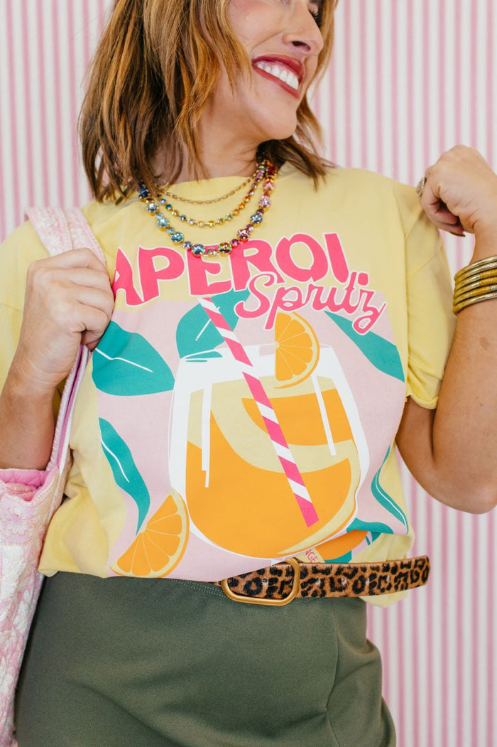 Aperol Spritz, Please Tee - Reg & Curvy - Macoma Boutique140 Graphic Tees