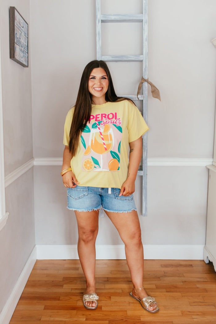 Aperol Spritz, Please Tee - Reg & Curvy - Macoma Boutique140 Graphic Tees