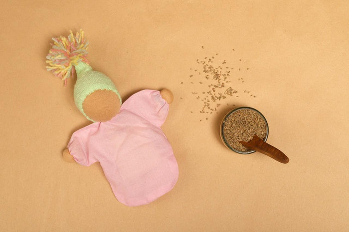 Aromatic Ajwain Doll for Kids | Microwavable Sensory Aid - Bombay Toy Company