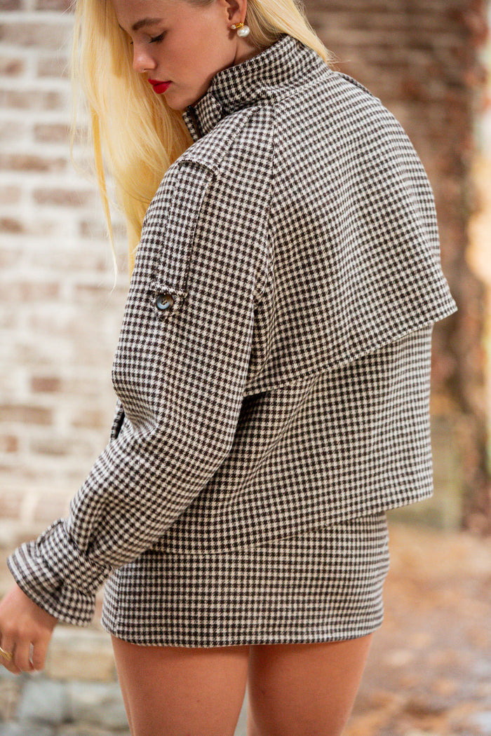Arthur Coat - Mocha Plaid