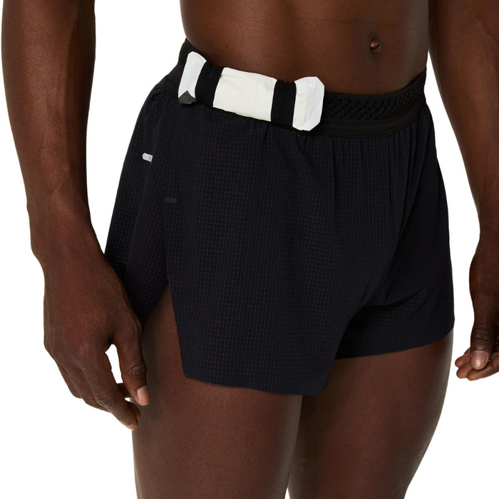 ASICS Men's Metarun Split Short in Black AW25