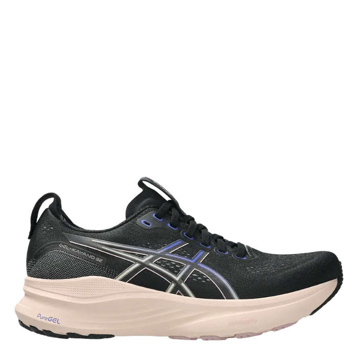 ASICS Women's GEL-KAYANO 32 Running Shoes in Black/Pearl Pink SS26