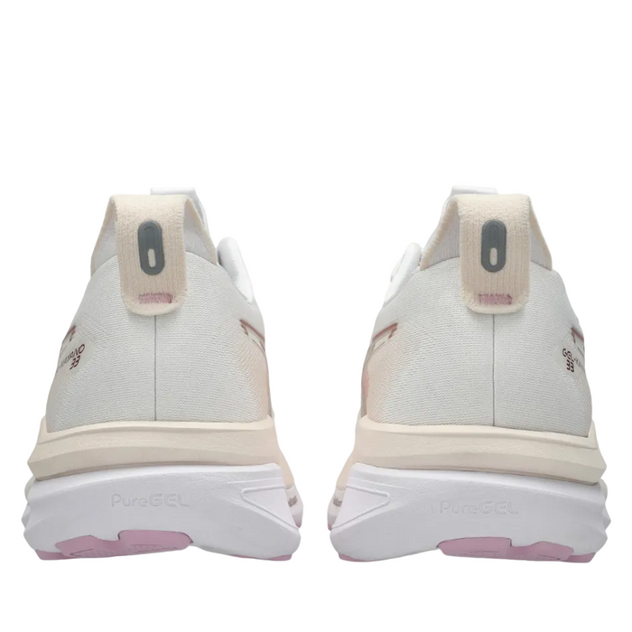 ASICS Women's GEL-KAYANO 33 Running Shoes in White/Hazy Lilac AW26