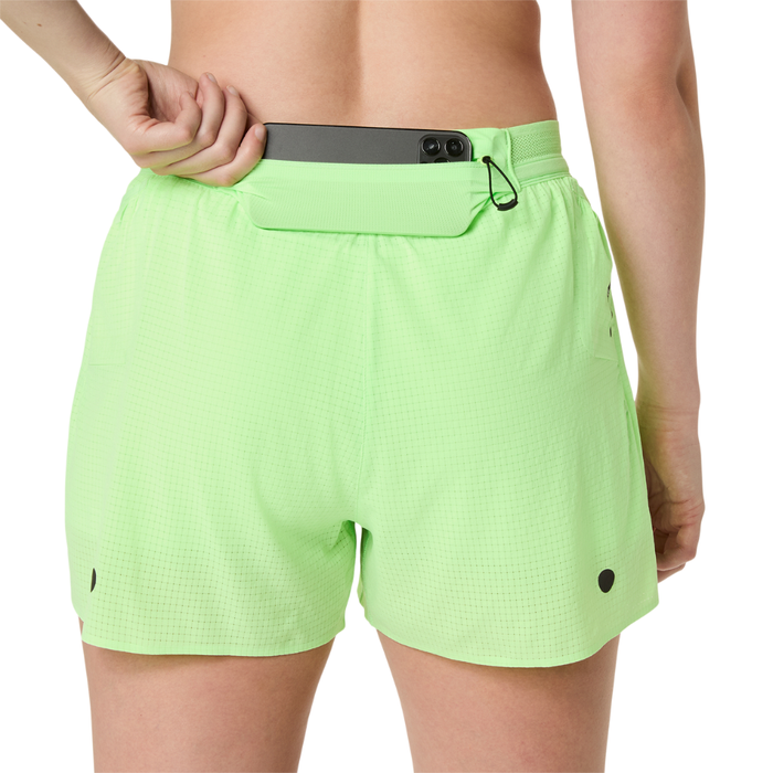ASICS Women's METARUN SPLIT SHORT in Illuminate Green SS26