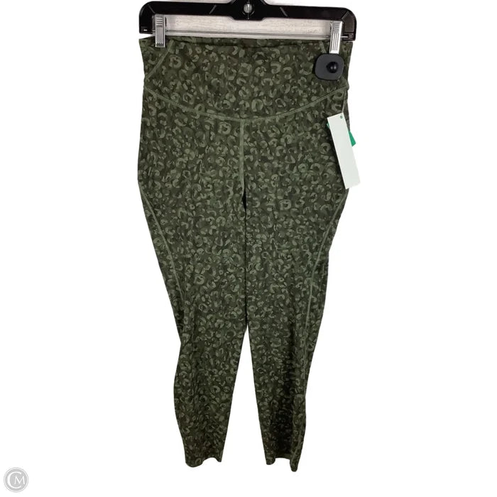 Athletic Leggings By Lululemon In Green, Size: 8